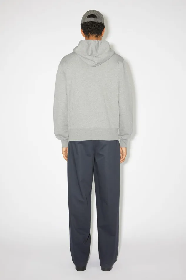 Men Hooded Sweatshirt 8211 Regular Fit Light Grey Melange Acne Studios Sweatshirts