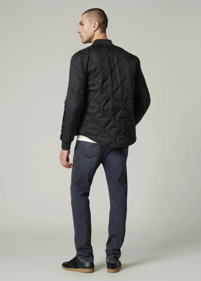 Men Jackets Outerwear Joe039s Jeans RORY BLACK QUILTED BOMBER Black