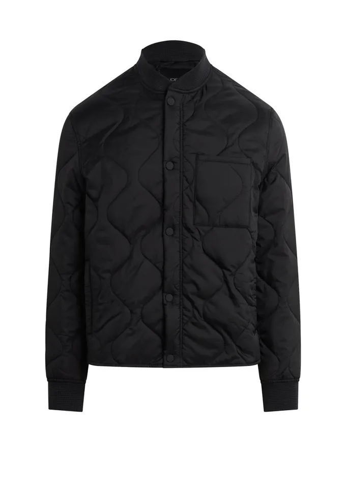 Men Jackets Outerwear Joe039s Jeans RORY BLACK QUILTED BOMBER Black