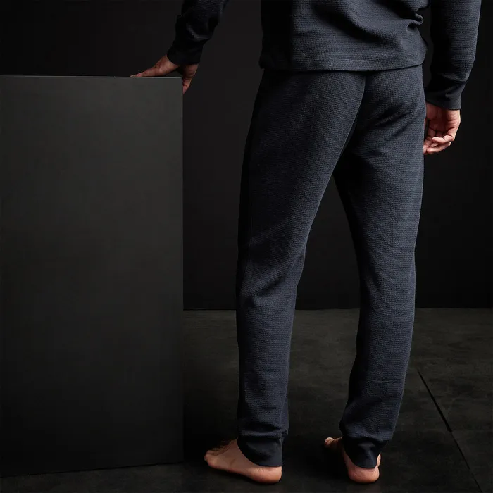 MEN James Perse CASHMERE COLLECTION Thermal Knit Lounge Pant French Navy
