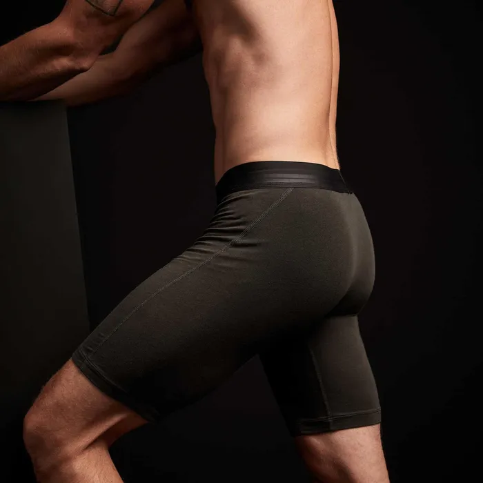 MEN James Perse CLASSICS Elevated Lotus Sport Boxer Long Carbon