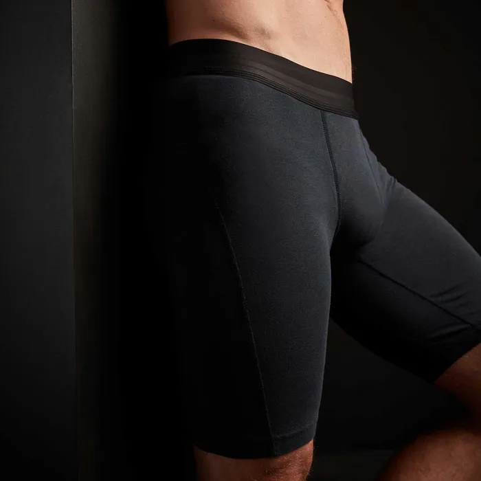MEN James Perse CLASSICS Elevated Lotus Sport Boxer Long French Navy