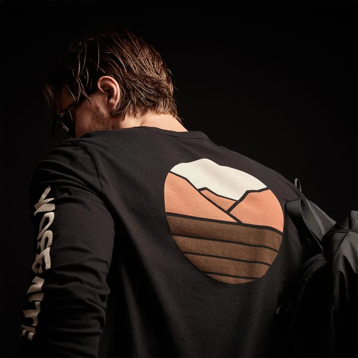 MEN James Perse GRAPHICS Canyon Graphic Tee Black