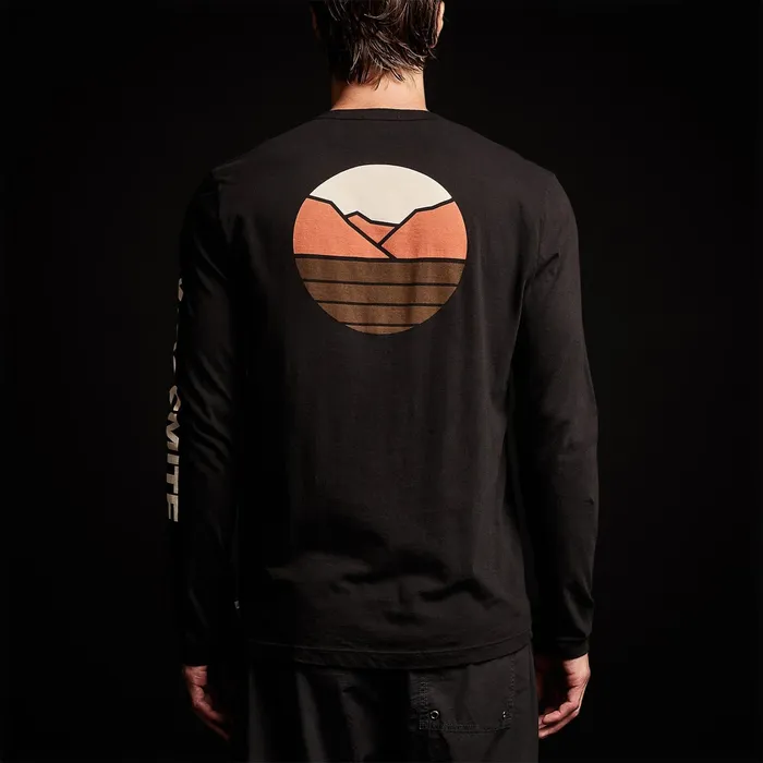 MEN James Perse GRAPHICS Canyon Graphic Tee Black