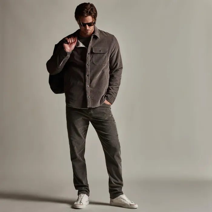 MEN James Perse JACKETSOUTERWEAR Corduroy Sherpa Jacket Burro