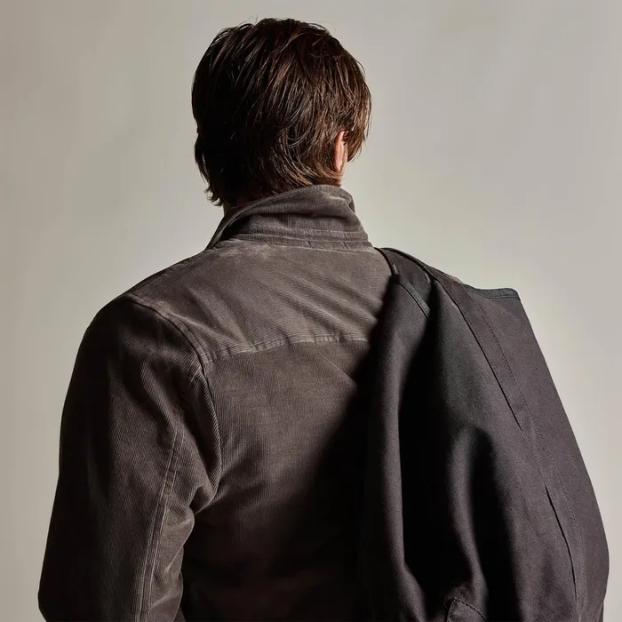 MEN James Perse JACKETSOUTERWEAR Corduroy Sherpa Jacket Burro