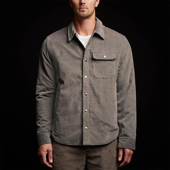 MEN James Perse JACKETSOUTERWEAR Corduroy Sherpa Jacket Burro