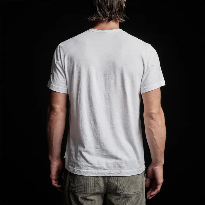 MEN James Perse LOS ANGELES COLLECTION CA Gothic Short Sleeve Crew White