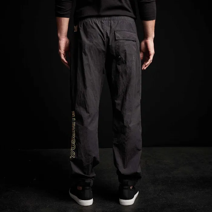 MEN James Perse PANTSDENIM Y Embroidered Parachute Flight Pant Blackyellow