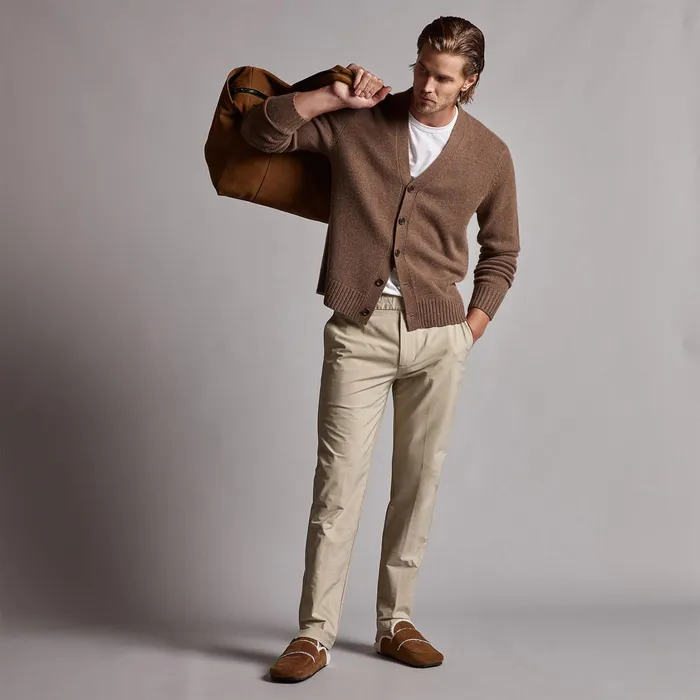 MEN James Perse Performance Bottoms Performance Trouser Sand