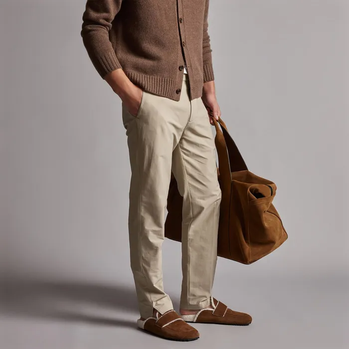 MEN James Perse Performance Bottoms Performance Trouser Sand
