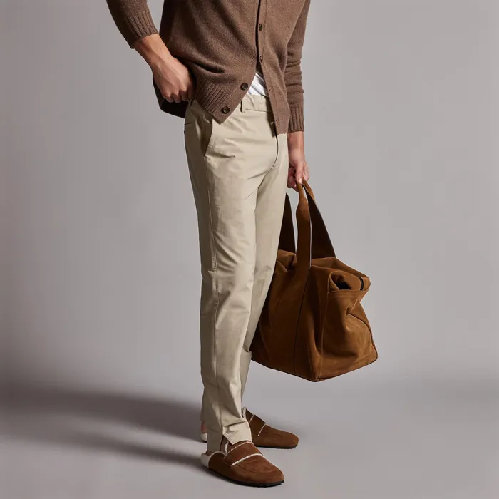 MEN James Perse Performance Bottoms Performance Trouser Sand