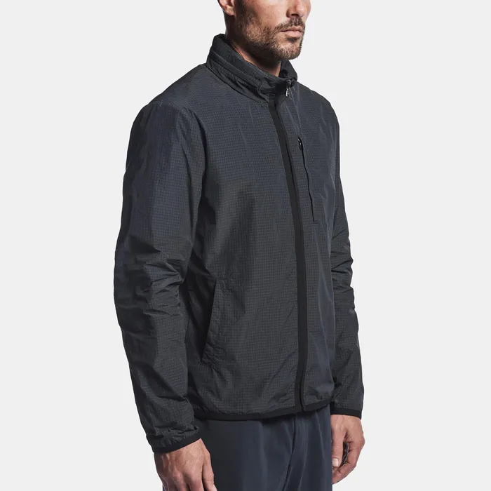 MEN James Perse Performance Jackets YOSEMITE High Tech Ripstop Shell Jacket Black