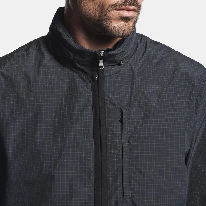MEN James Perse Performance Jackets YOSEMITE High Tech Ripstop Shell Jacket Black