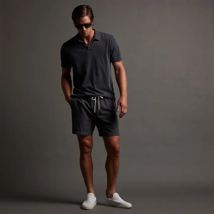 MEN James Perse SHORTS Slub Cotton Easy Short Maine Pigment