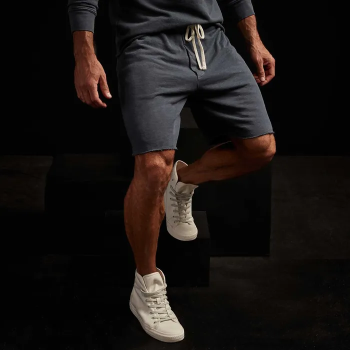 MEN James Perse SHORTS Vintage French Terry Contrast Waist Short Maine Pigment