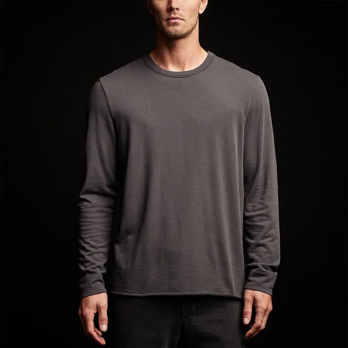MEN James Perse SWEAT TOPSBOTTOMS Crisp Cotton Terry Pullover Magma