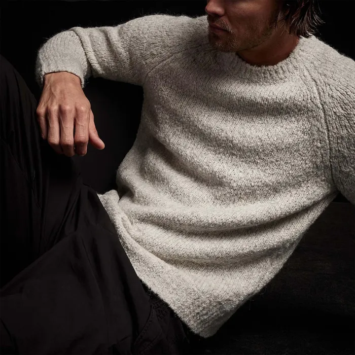 MEN James Perse SWEATERS Summit Sweater Mist