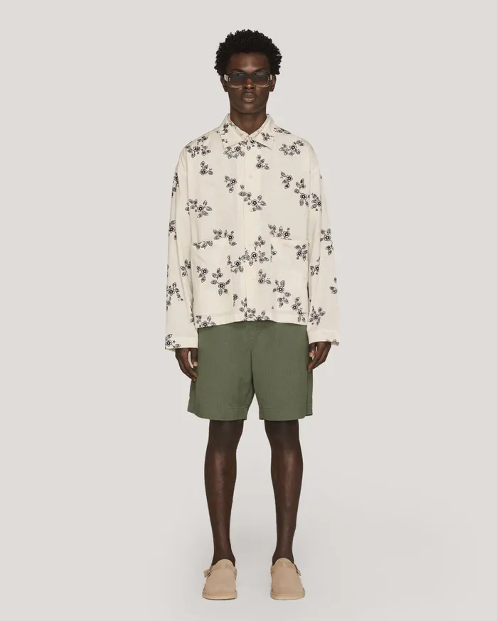 Men Jay Short Green YMC Trousers and Shorts