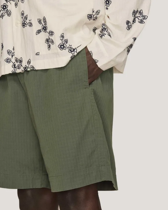 Men Jay Short Green YMC Trousers and Shorts
