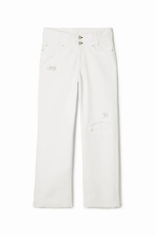 Men Jeans And Trousers Desigual Long Denim Pants