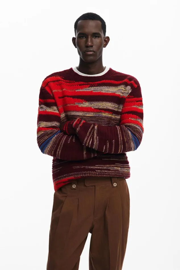 Men Jeans And Trousers Desigual Long Pants Belt