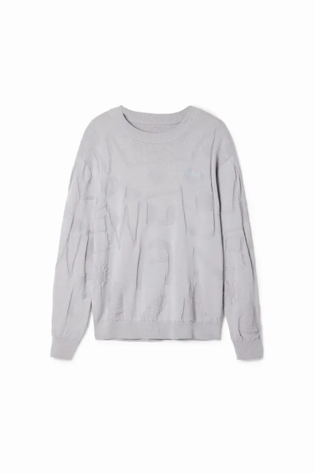 Men Jumpers And Sweatshirts Desigual Textured Knit Sweater
