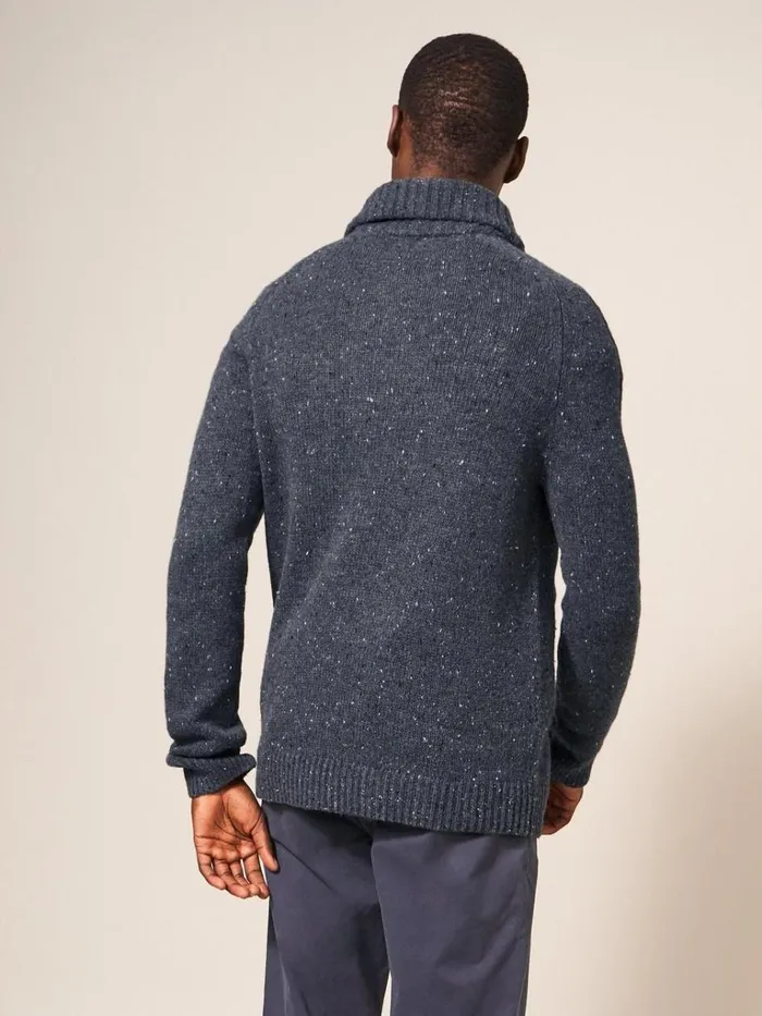 Men KNITWEAR White Stuff Arundel Shawl Charcoal Grey Men KNITWEAR White Stuff Arundel Shawl Charcoal Grey