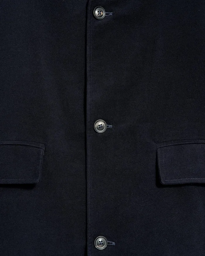 Men Lancaster Coat Carbon Blue Billy Reid Jackets and Outerwear