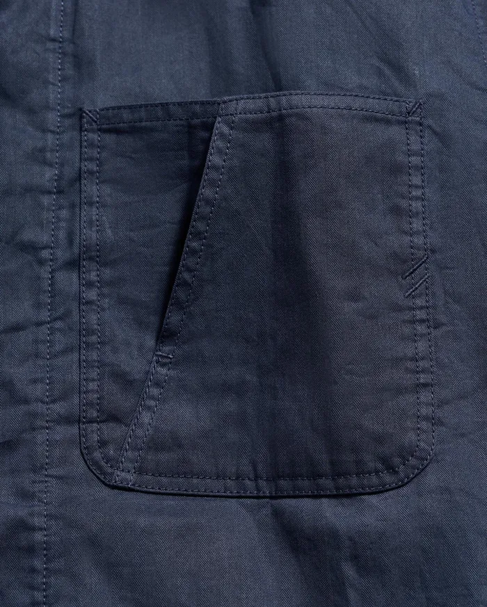 Men Leroy Shirt Jacket Carbon Blue Billy Reid Jackets and Outerwear