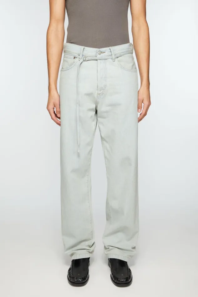 Men Loose Fit Jeans 8211 1991 Toj Light Blue Acne Studios Jeans