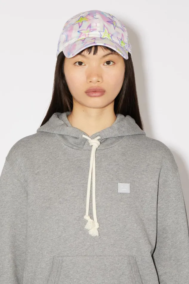 Men Micro Face Patch Cap Pale Pinkmulti Acne Studios Hats