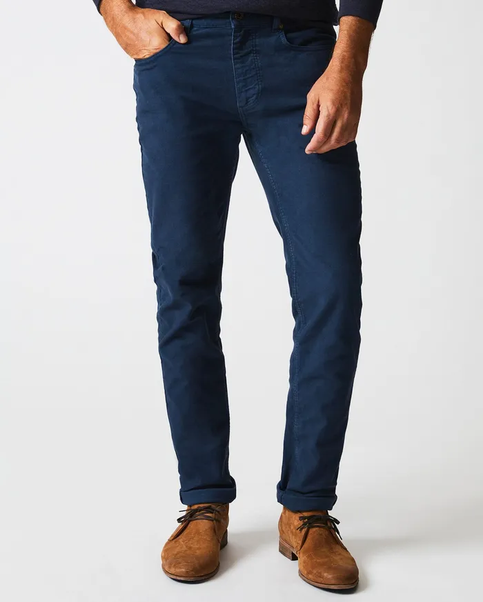 Men Moleskin Jean Carbon Blue Billy Reid Bottoms