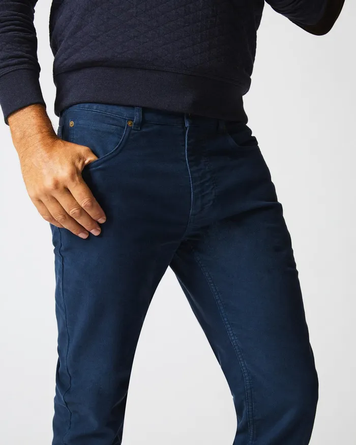 Men Moleskin Jean Carbon Blue Billy Reid Bottoms