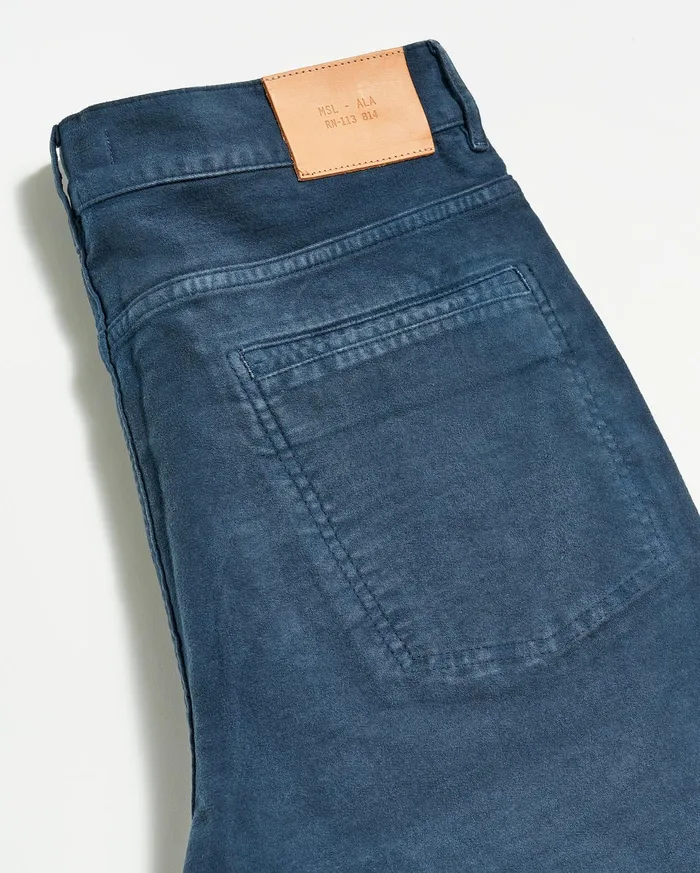 Men Moleskin Jean Carbon Blue Billy Reid Bottoms