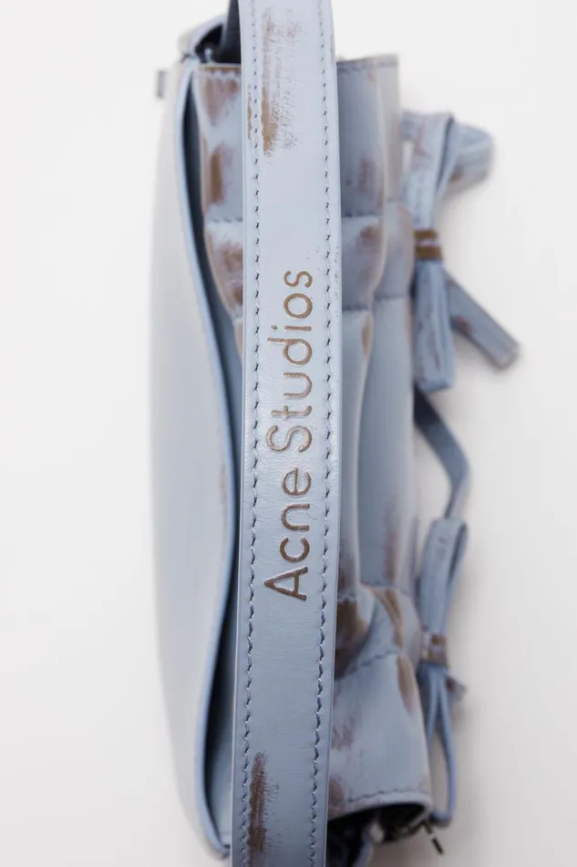 Men Multipocket Micro Bag Lilacbrown Acne Studios Bags
