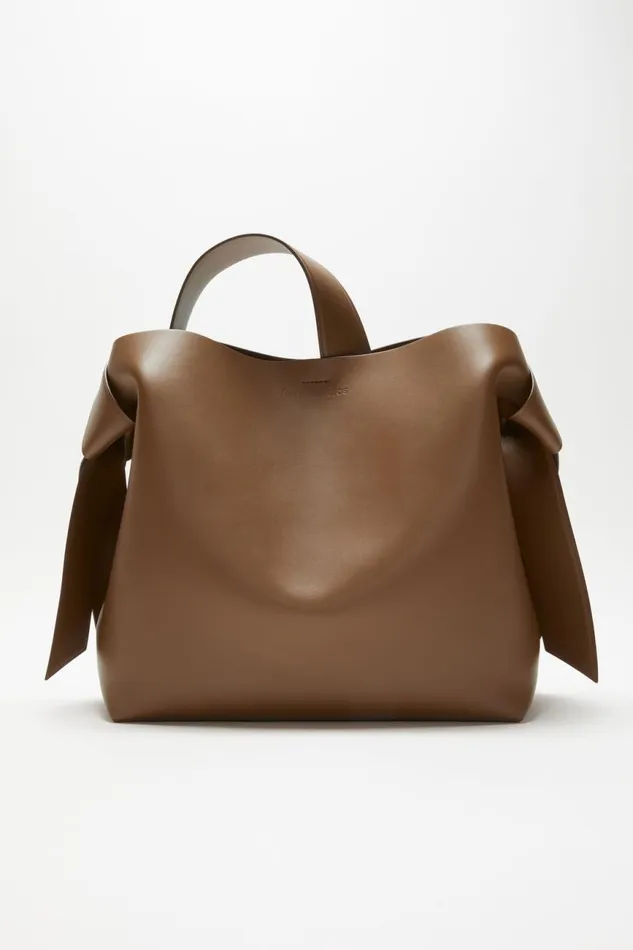 Men Musubi Midi Shoulder Bag Camel Brown Acne Studios Bags