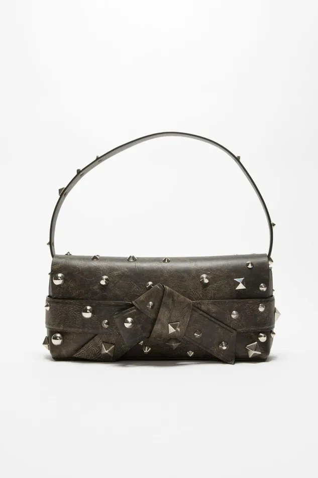 Men Musubi Shoulder Bag Dark Brown Acne Studios Bags