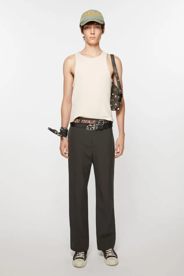 Men Musubi Shoulder Bag Dark Brown Acne Studios Bags