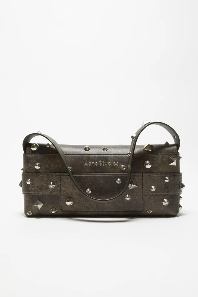 Men Musubi Shoulder Bag Dark Brown Acne Studios Bags