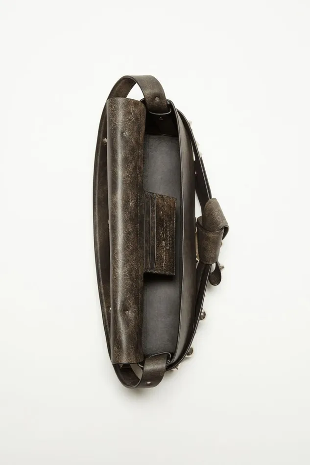 Men Musubi Shoulder Bag Dark Brown Acne Studios Bags