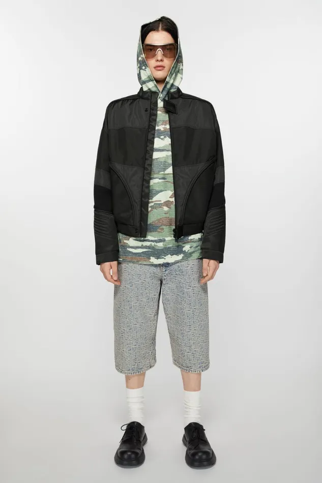 Men Padded Jacket Black Acne Studios Outerwear