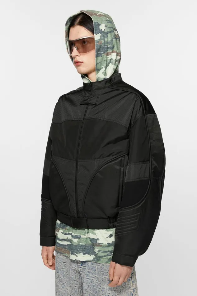 Men Padded Jacket Black Acne Studios Outerwear