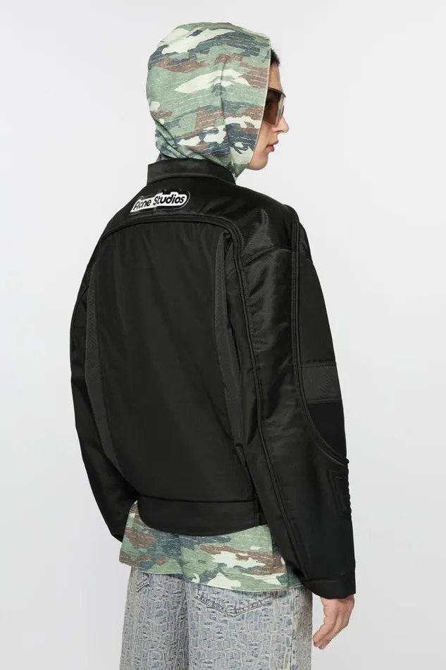 Men Padded Jacket Black Acne Studios Outerwear