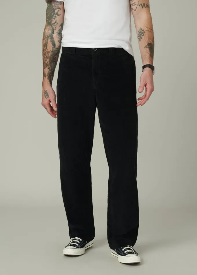 Men Pants Trousers Joe039s Jeans RELAXED CORD TROUSER 32quot Black