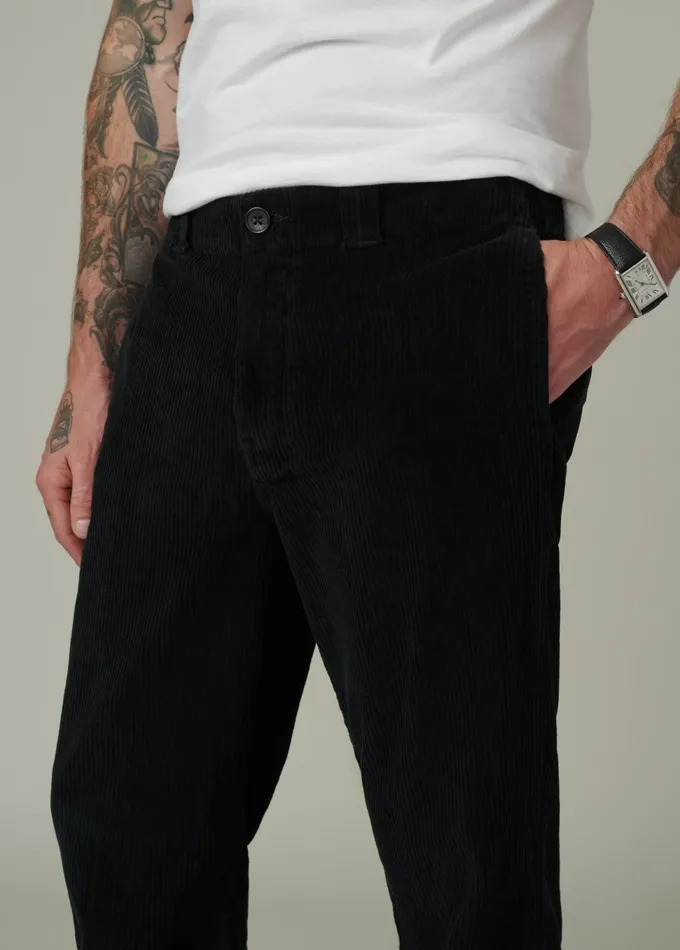 Men Pants Trousers Joe039s Jeans RELAXED CORD TROUSER 32quot Black