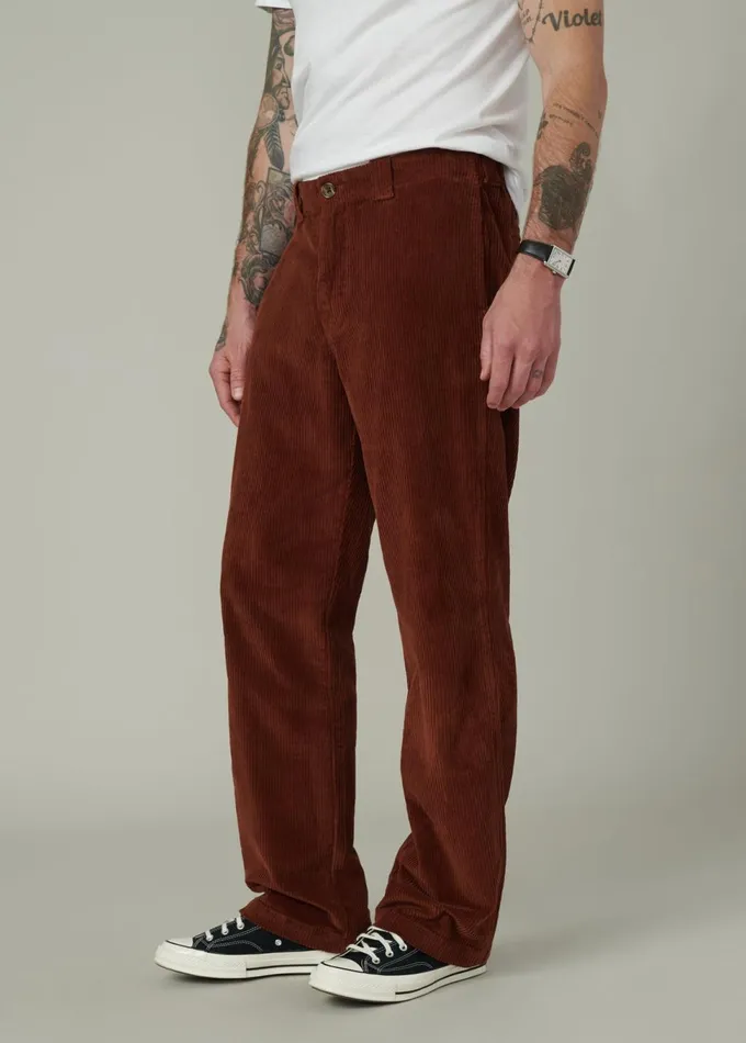 Men Pants Trousers Joe039s Jeans RELAXED CORD TROUSER 32quot Mocha Bisque
