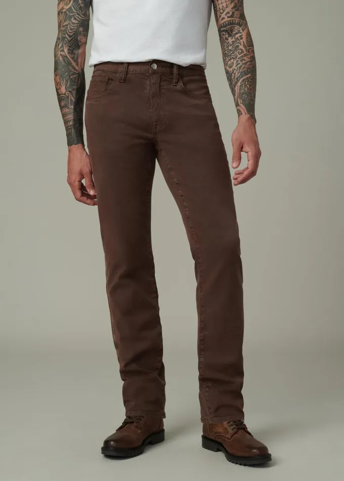 Men Pants Trousers Joe039s Jeans THE BRIXTON TWILL Chocolate Martini