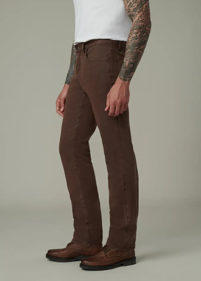 Men Pants Trousers Joe039s Jeans THE BRIXTON TWILL Chocolate Martini