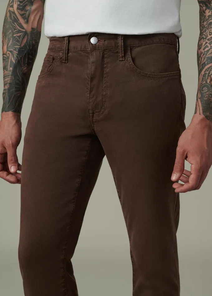 Men Pants Trousers Joe039s Jeans THE BRIXTON TWILL Chocolate Martini